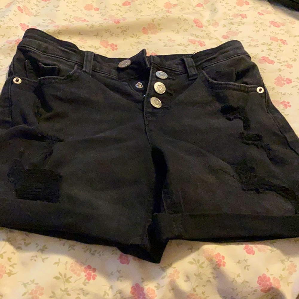Denim shorts
